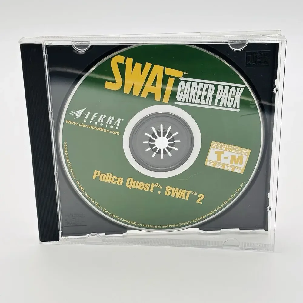 SWAT: Career Pack (PC, 2000) POLICE QUEST SWAT 2 Very Good Condition